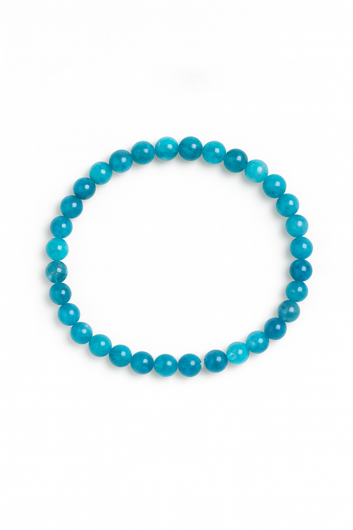 Blue Apatite 4mm Bracelet