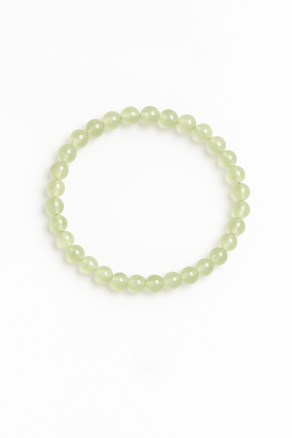 Green Grape Quartz 4mm Bracelet