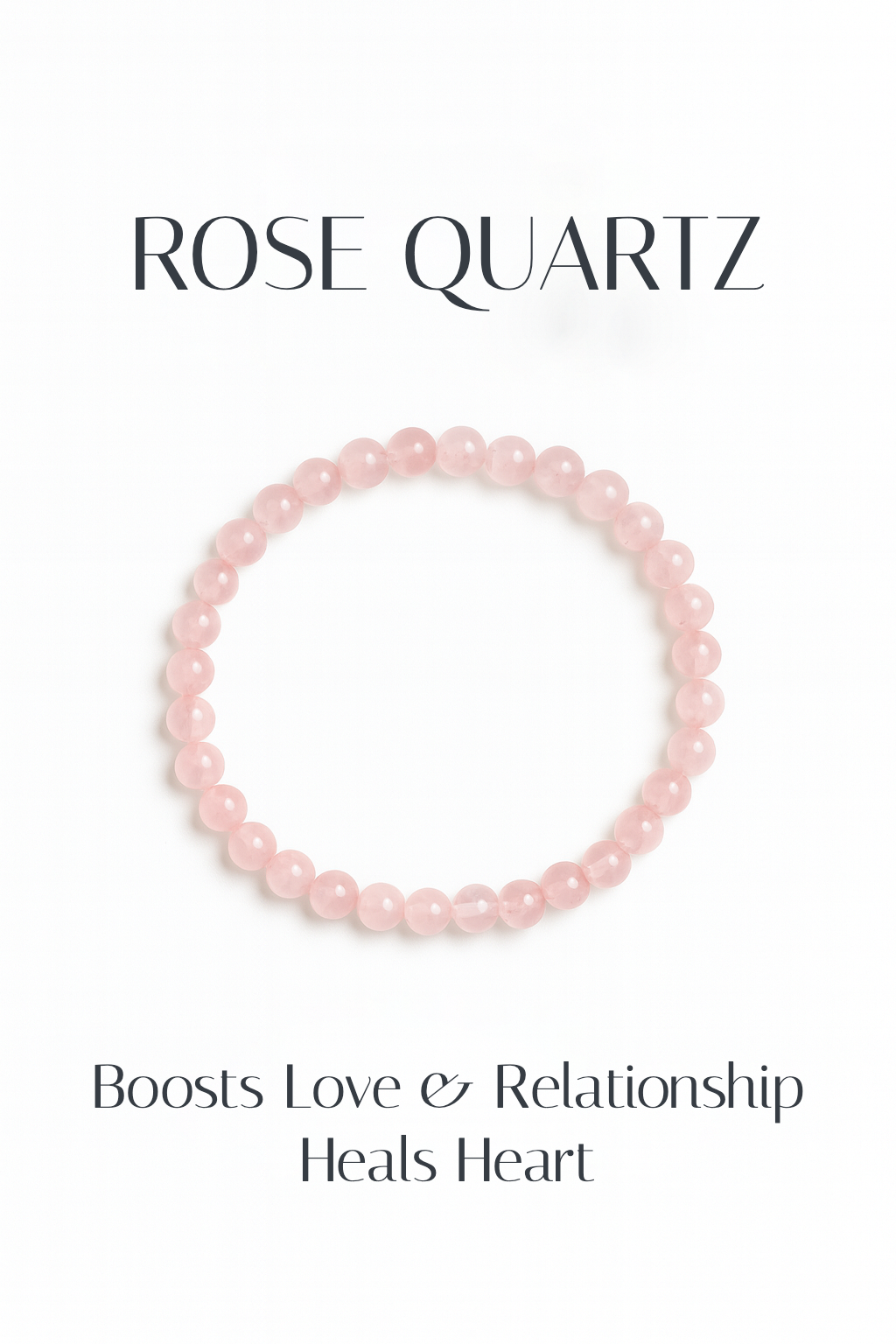Rose Quartz 4mm Bracelet
